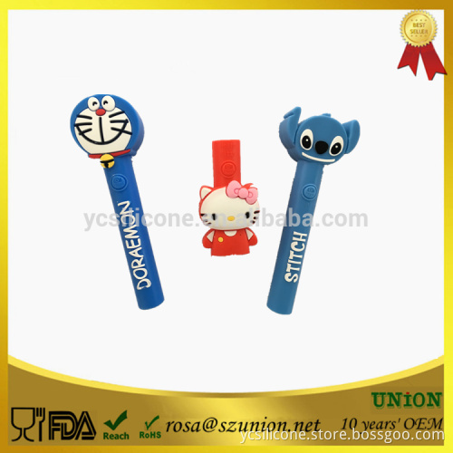 Funny cartoon silicone handle cover bluetooth selfiestick